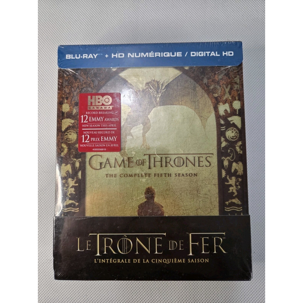Game of Thrones: the Complete Fifth Season (Blu-ray, 2015) Sealed